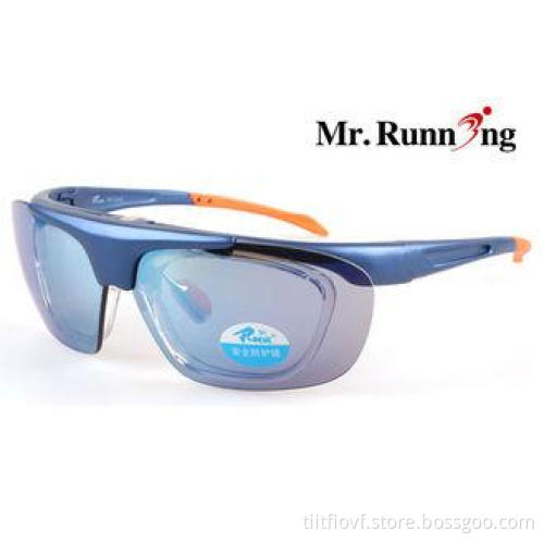 Outdoor UV400 Polarized Cycling Sunglasses Flip Up Frame Wi